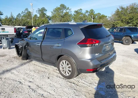 2020 Nissan Rogue Sv Fwd из США, поврежденный, VIN JN8AT2MT1LW009758